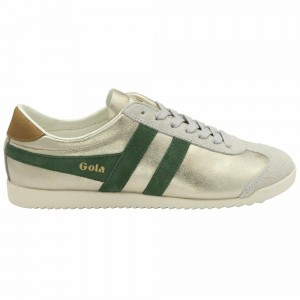 Gola Classics Bullet Blaze Women Sneakers Gold / Brown | DEUQWV604