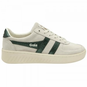 Gola Classics Grandslam Flame Women Sneakers White / Dark Green | GFJCTL427