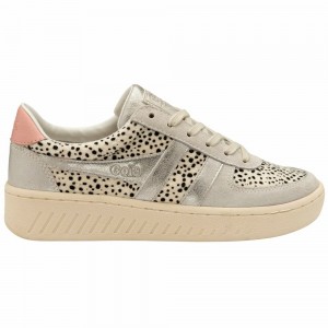 Gola Classics Grandslam Mamba Women Sneakers Silver | KLSFRV390