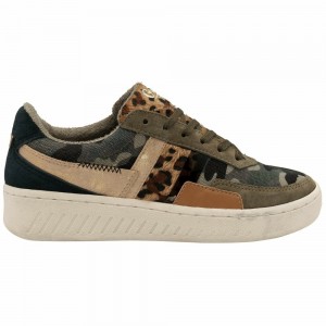 Gola Classics Grandslam Mode Women Sneakers Camo / Leopard / Multicolor | QOLBYI157