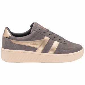 Gola Classics Grandslam Pearl Women Sneakers Grey | WNJPQE068