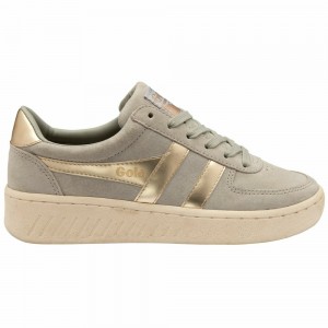 Gola Classics Grandslam Pearl Women Sneakers Light Grey | NYEVFG284