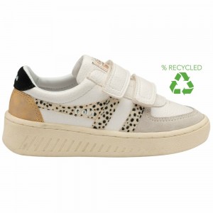 Gola Classics Grandslam Tropic Strap Kids' Sneakers White / Gold | ZEXYGU465