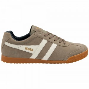 Gola Classics Harrier Suede Men Sneakers White / Navy | ETQCUF492