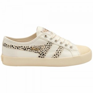 Gola Vegan Classics Coaster Safari Women Sneakers White | EKSZLB968