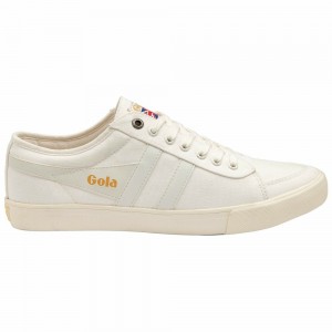 Gola Vegan Classics Comet Plimsoll Men Sneakers White / White / White | MBSPZC753