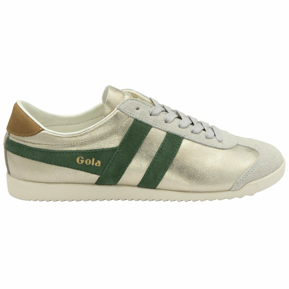 Gola Classics Bullet Blaze Women Sneakers Gold / Brown | DEUQWV604