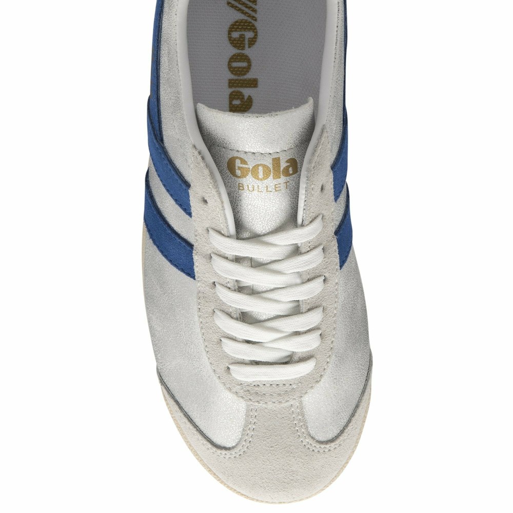 Gola Classics Bullet Blaze Women Sneakers White / Blue | ZMPSXL205