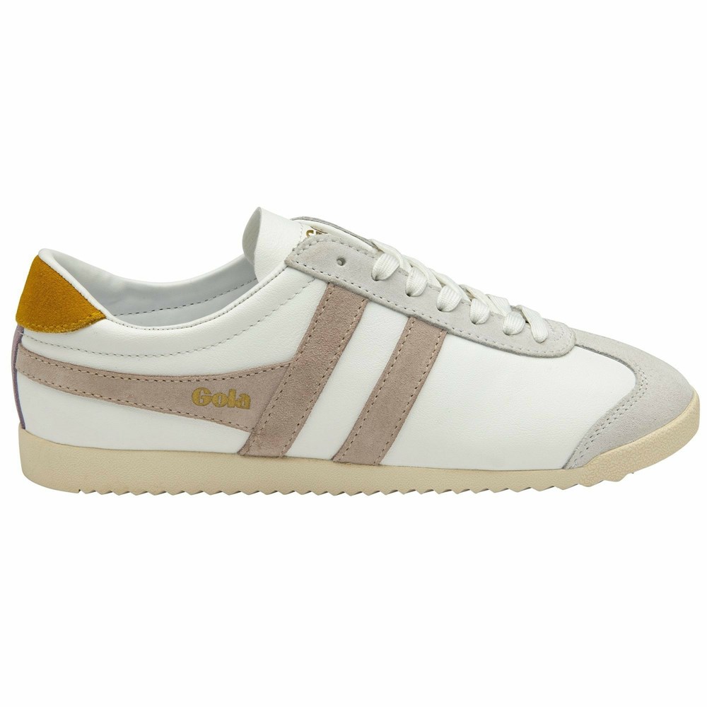 Gola Classics Bullet Pure Women Sneakers White / Orange | JYBOIH586