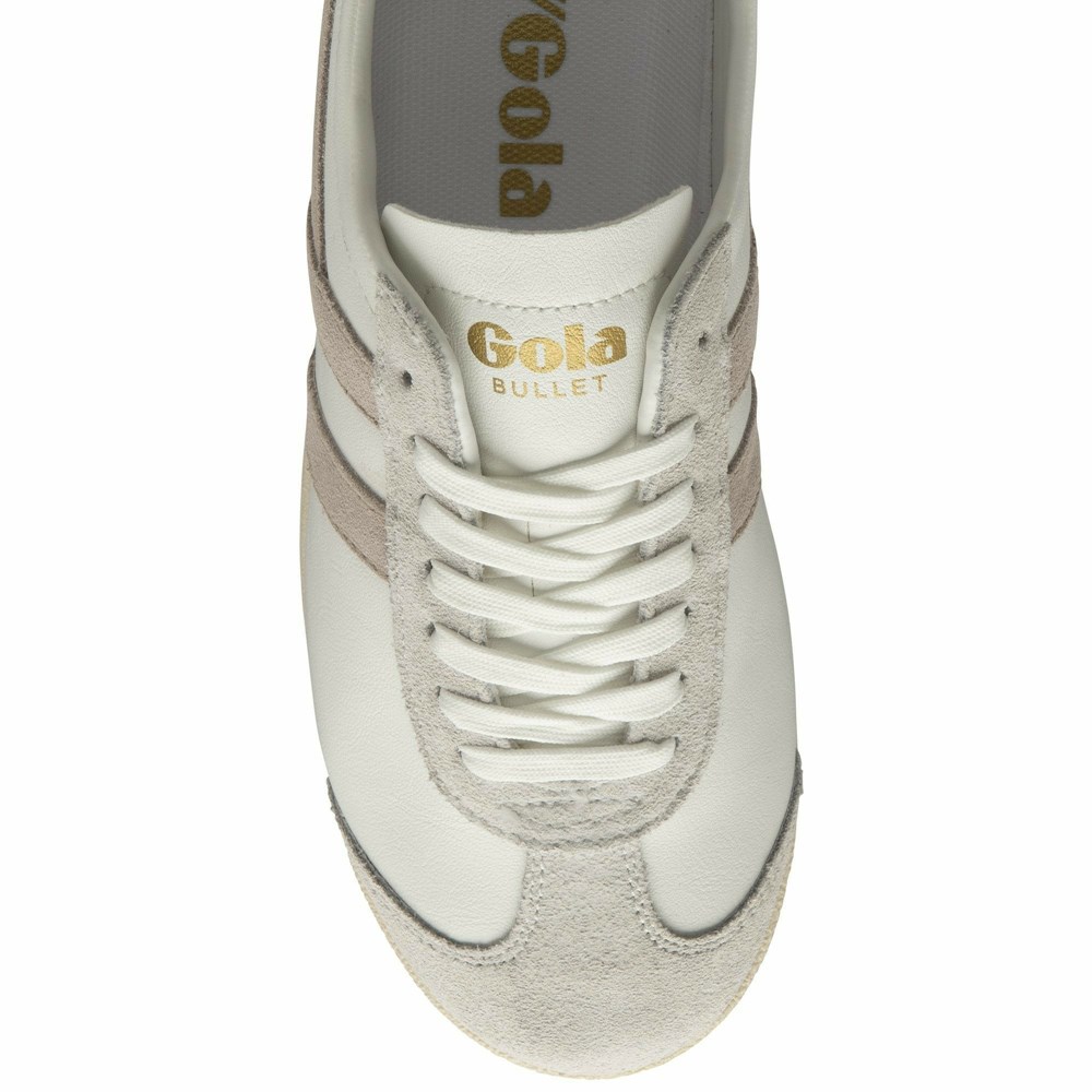 Gola Classics Bullet Pure Women Sneakers White / Orange | JYBOIH586