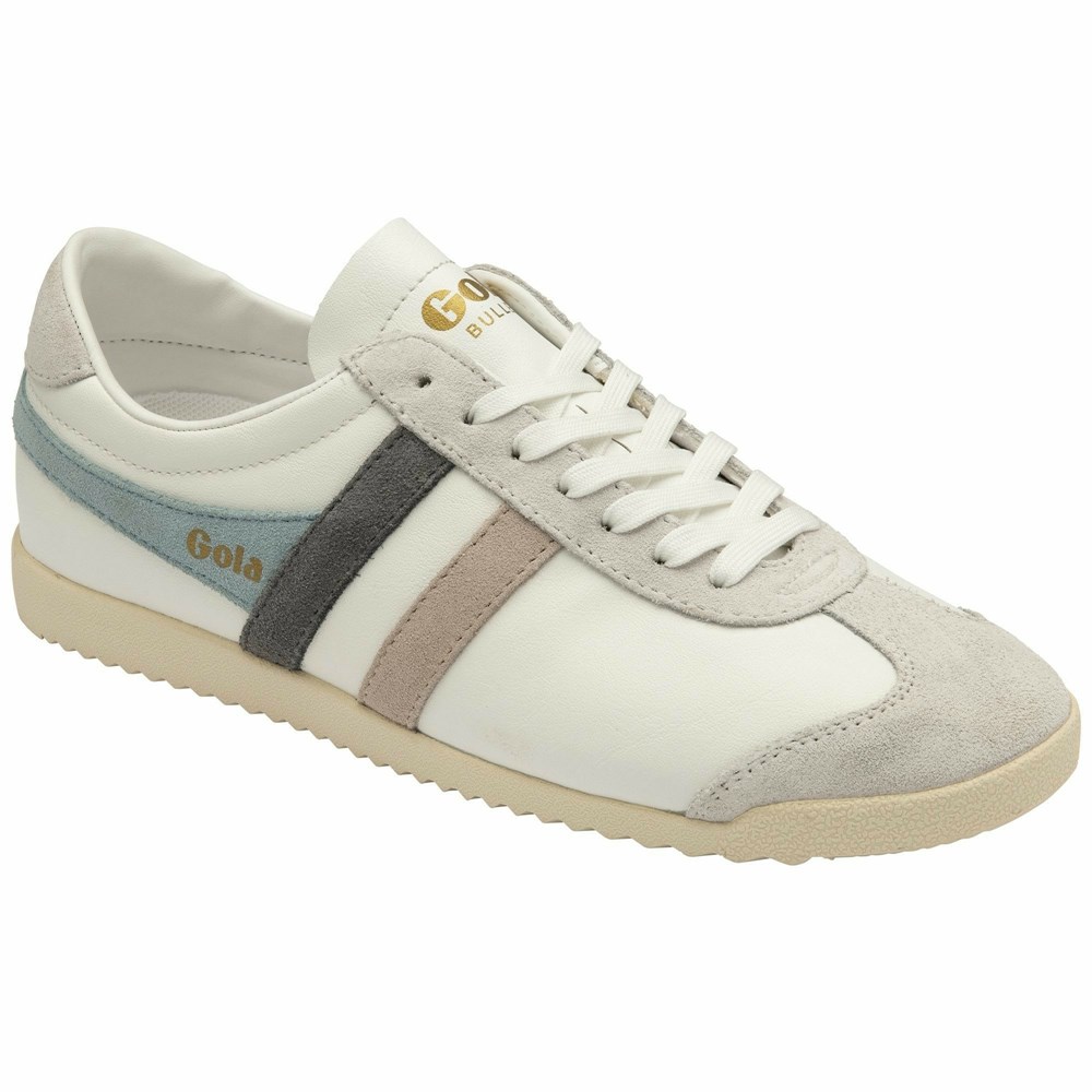 Gola Classics Bullet Trident Women Sneakers White / Blue | OAEUVS543