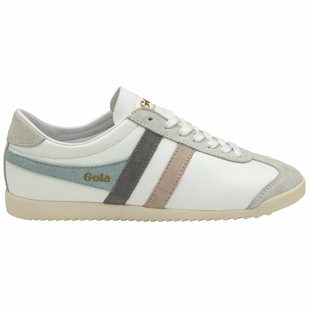 Gola Classics Bullet Trident Women Sneakers White / Blue | OAEUVS543