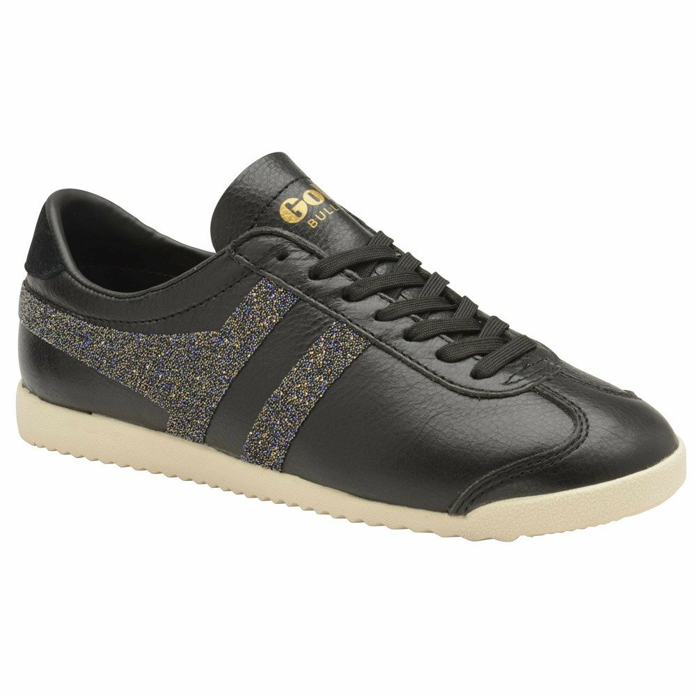 Gola Classics Bullet With Swarovski® Crystals Women Sneakers Black | CESUNO247