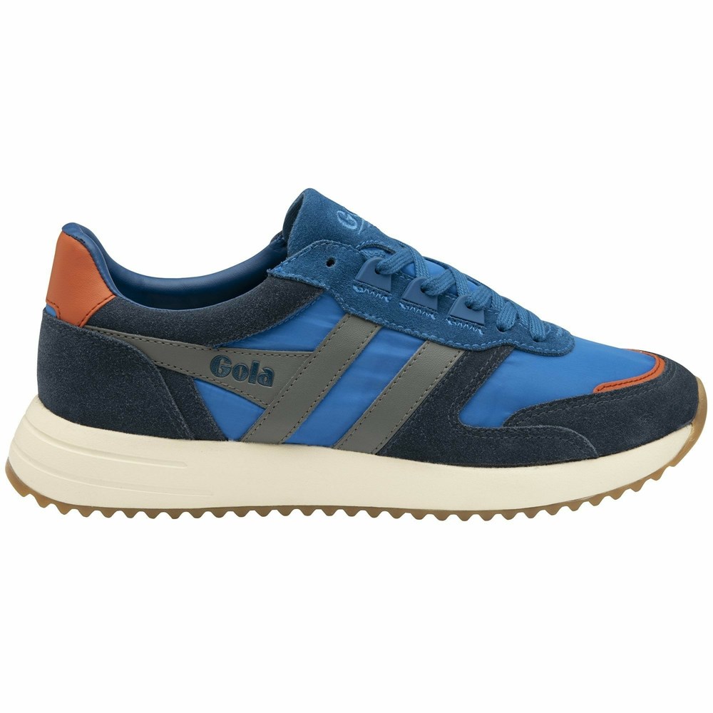 Gola Classics Chicago Men Sneakers Blue / Navy / Grey | JTNDXR574