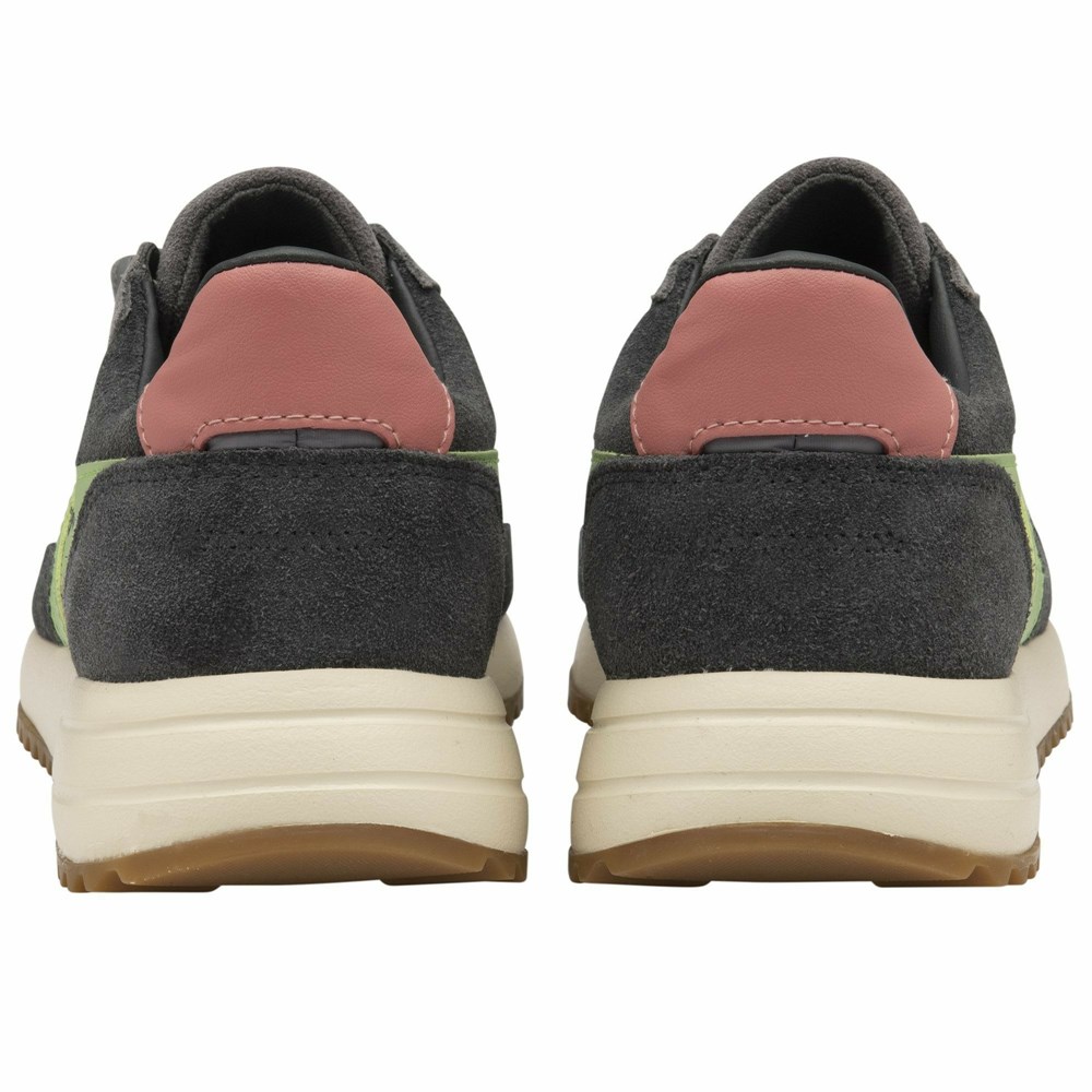 Gola Classics Chicago Women Sneakers Grey / Green / Coral Pink | ZLBPAR543