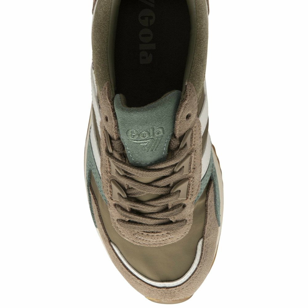 Gola Classics Chicago Women Sneakers Khaki / White | RCWHEK276