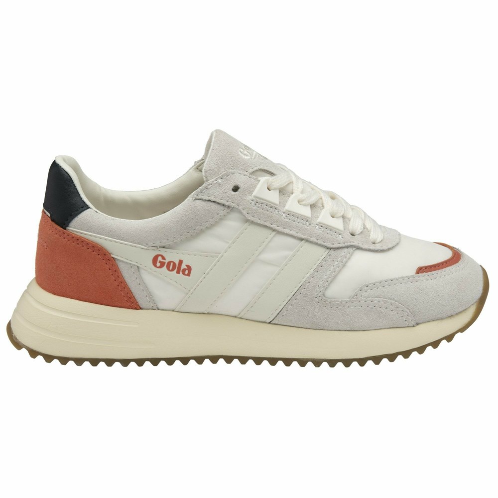 Gola Classics Chicago Women Sneakers White / White / Navy | MPAQYI436