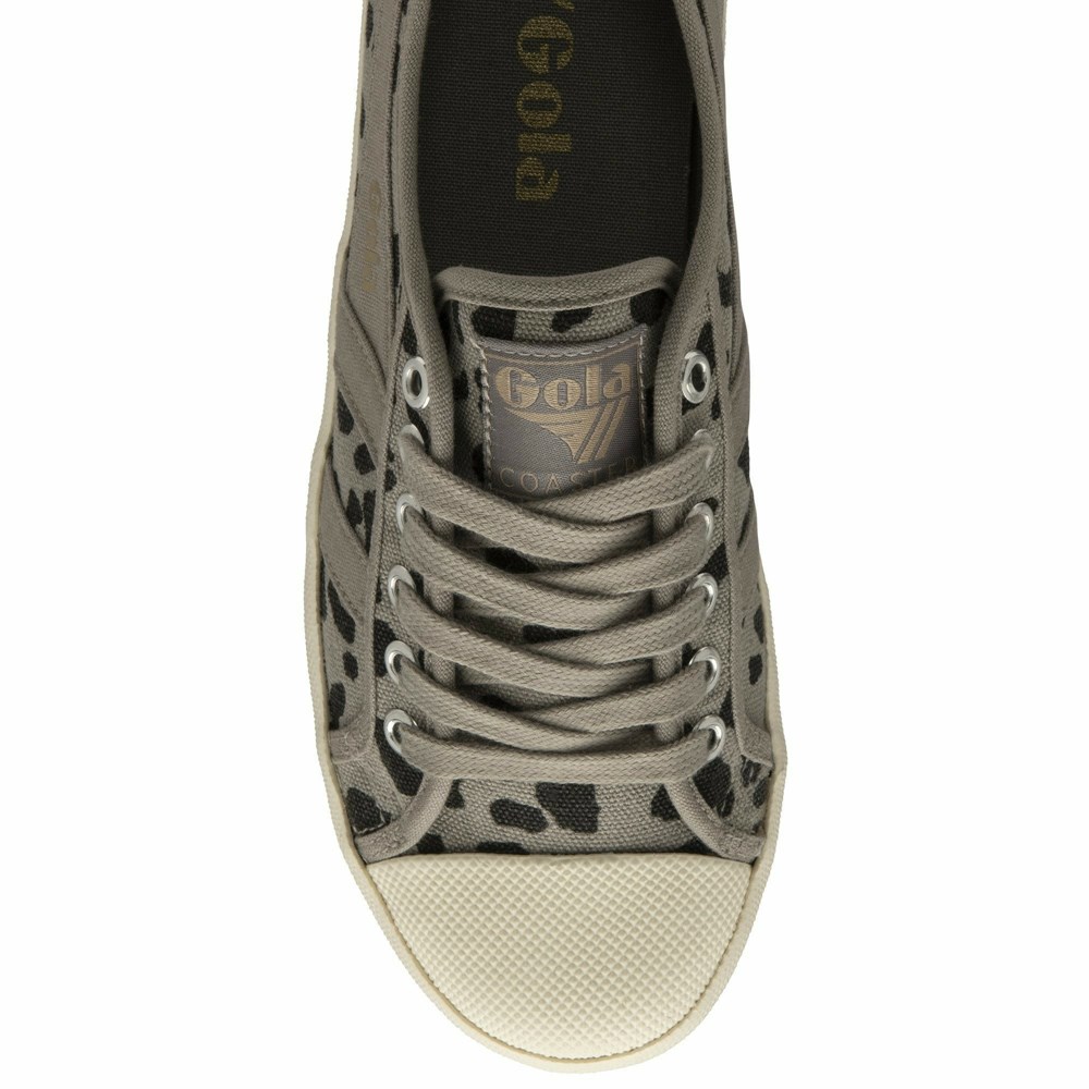 Gola Classics Coaster Delta Women Sneakers Grey | SWKMIE482