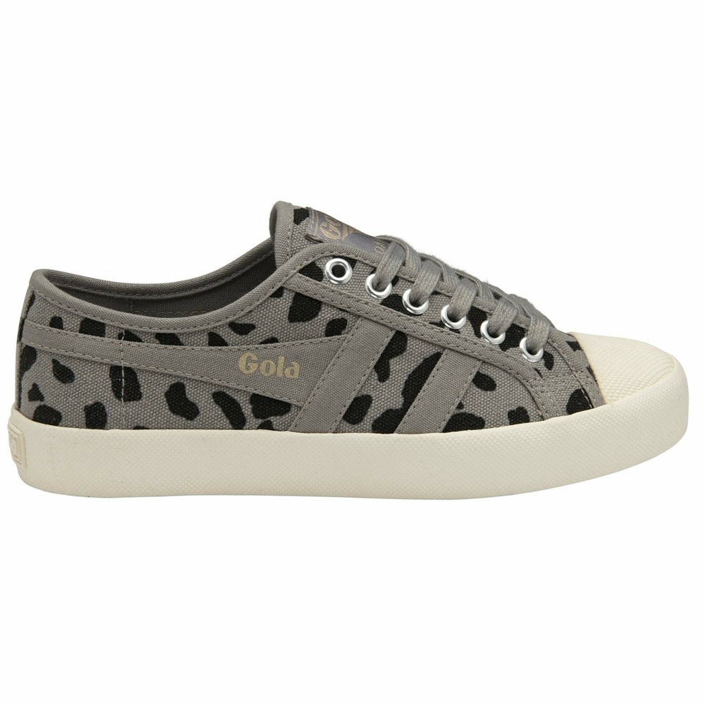 Gola Classics Coaster Delta Women Sneakers Grey | SWKMIE482