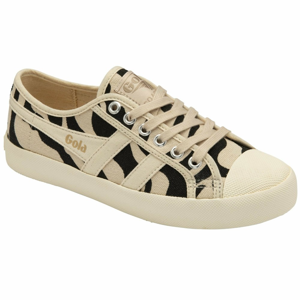 Gola Classics Coaster Delta Women Sneakers White | GRTDSX693