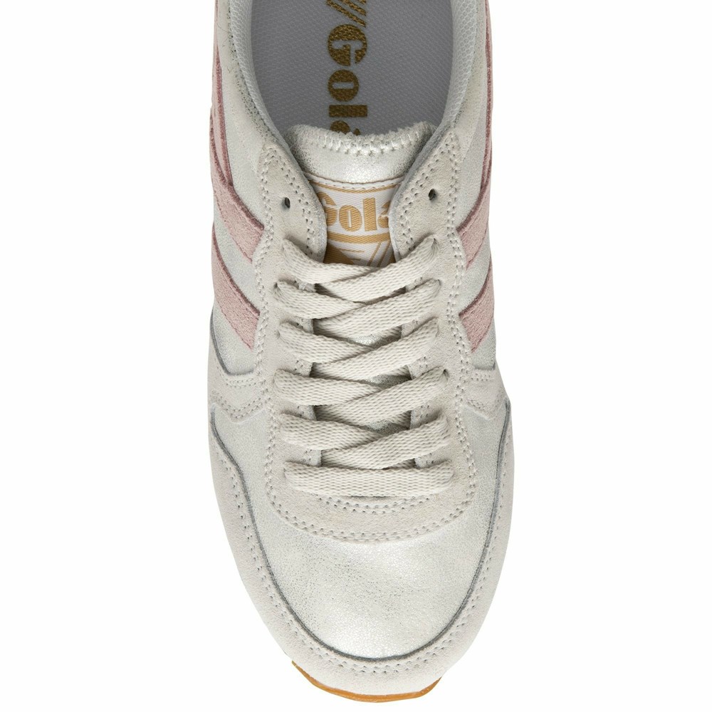 Gola Classics Daytona Blaze Women Sneakers White / Pink | PJWGNQ739