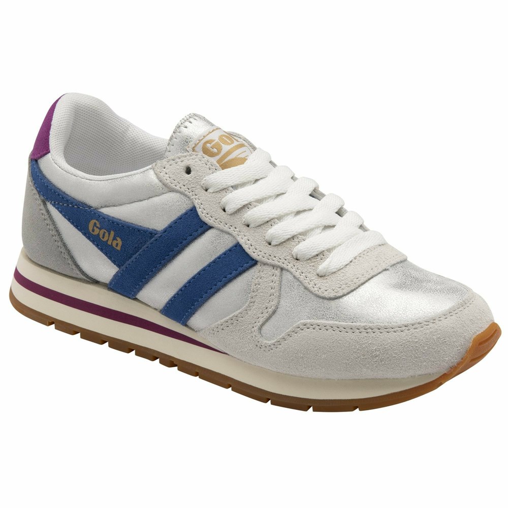 Gola Classics Daytona Blaze Women Sneakers White / Blue | GYANSQ745