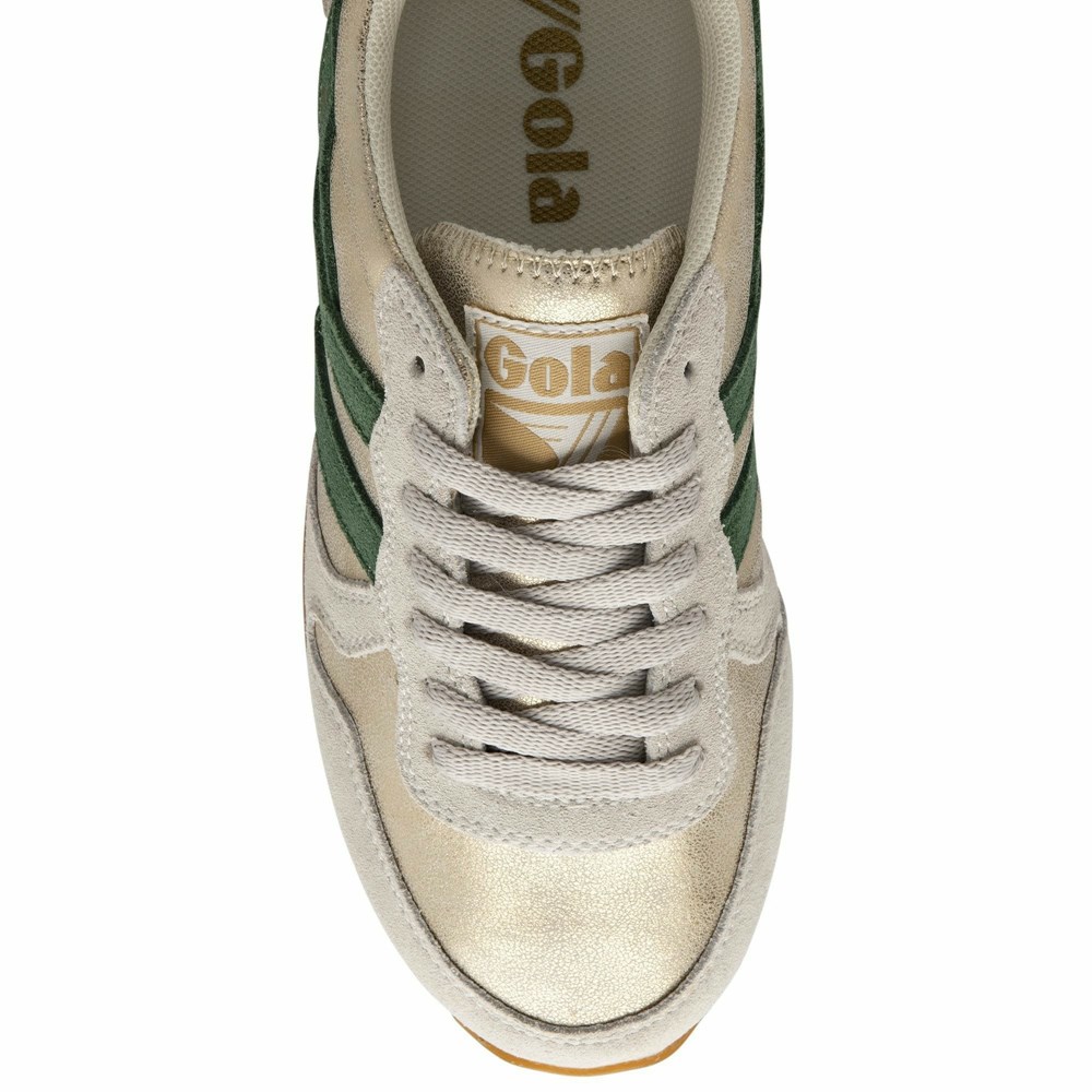 Gola Classics Daytona Blaze Women Sneakers Gold / Brown | LCSXMW245