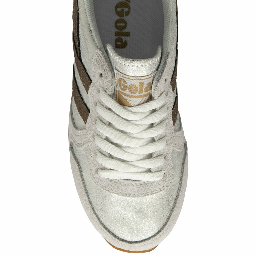 Gola Classics Daytona Blaze Women Sneakers White / Copper / Navy | MIHKUW356