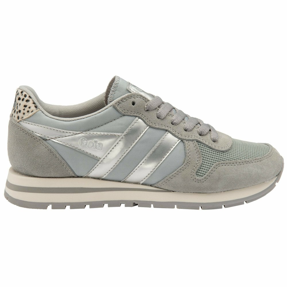 Gola Classics Daytona Jungle Women Sneakers Light Grey | WLZHVS168