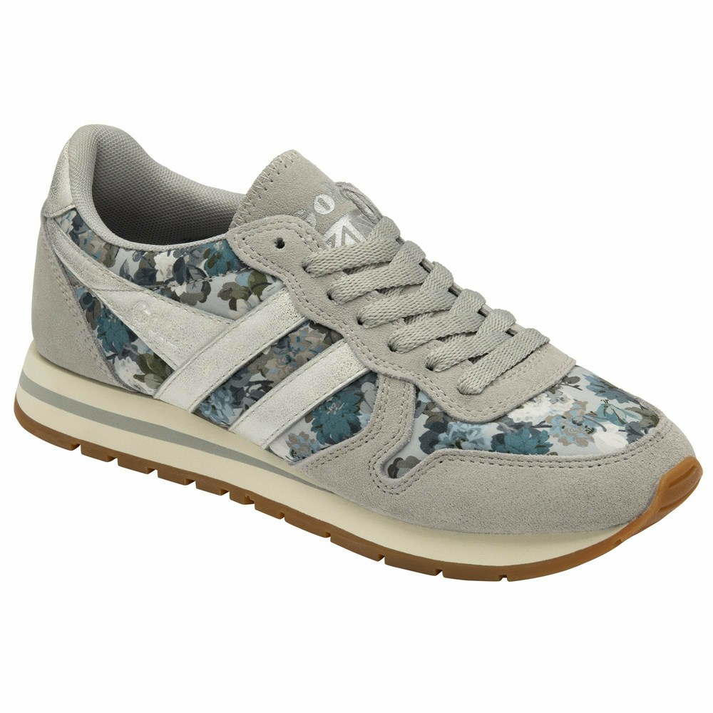 Gola Classics Daytona LBTY CG Women Sneakers Light Grey / Silver / Multicolor | AVTYLS254