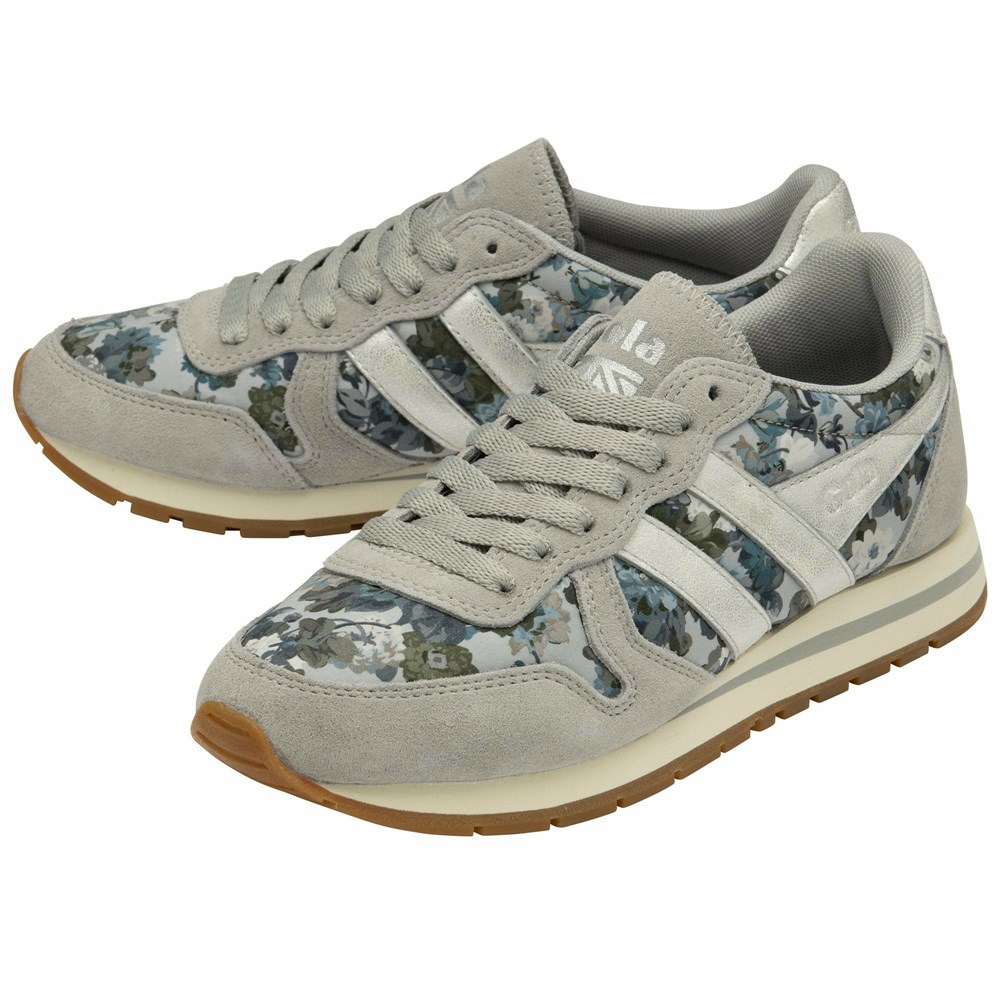 Gola Classics Daytona LBTY CG Women Sneakers Light Grey / Silver / Multicolor | AVTYLS254