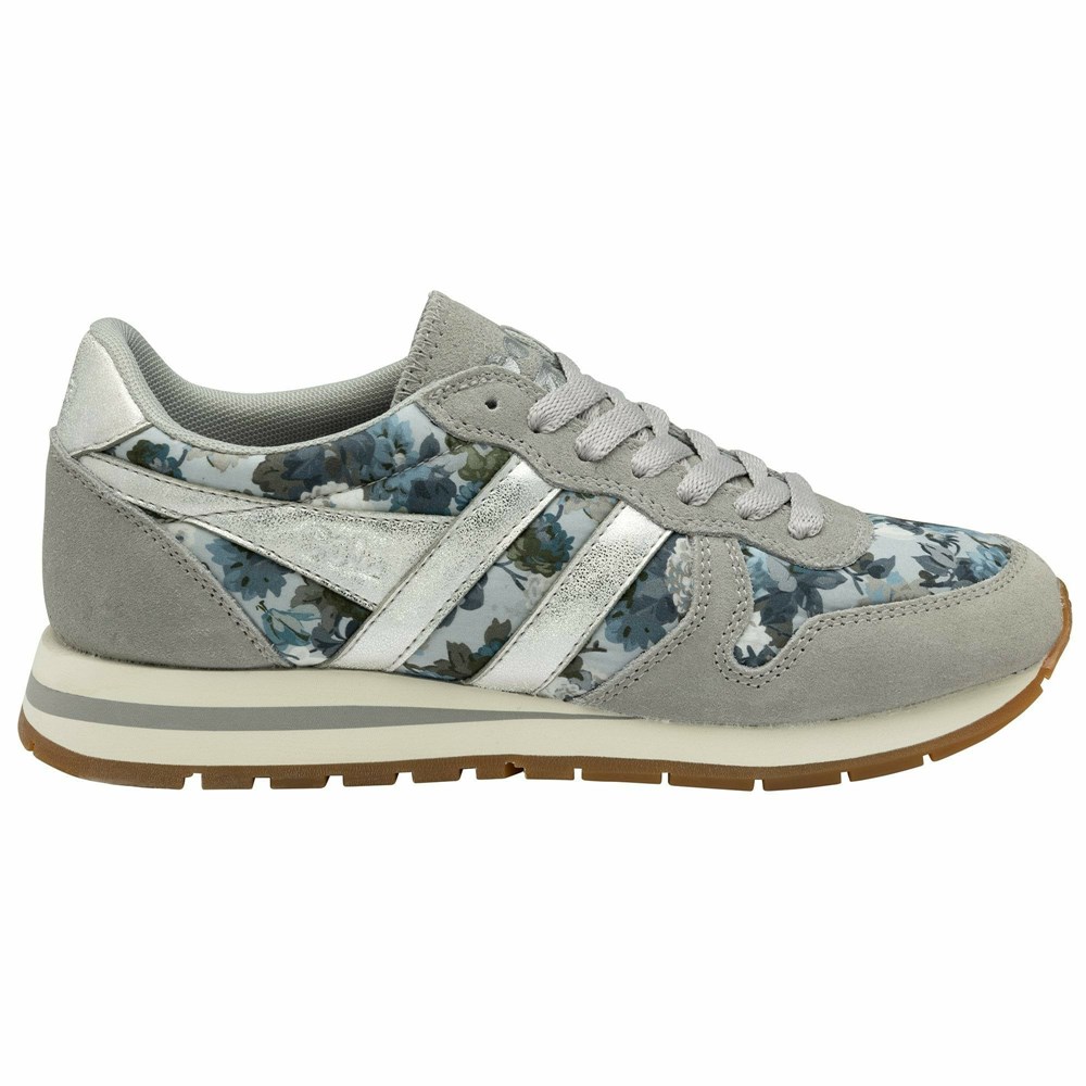 Gola Classics Daytona LBTY CG Women Sneakers Light Grey / Silver / Multicolor | AVTYLS254