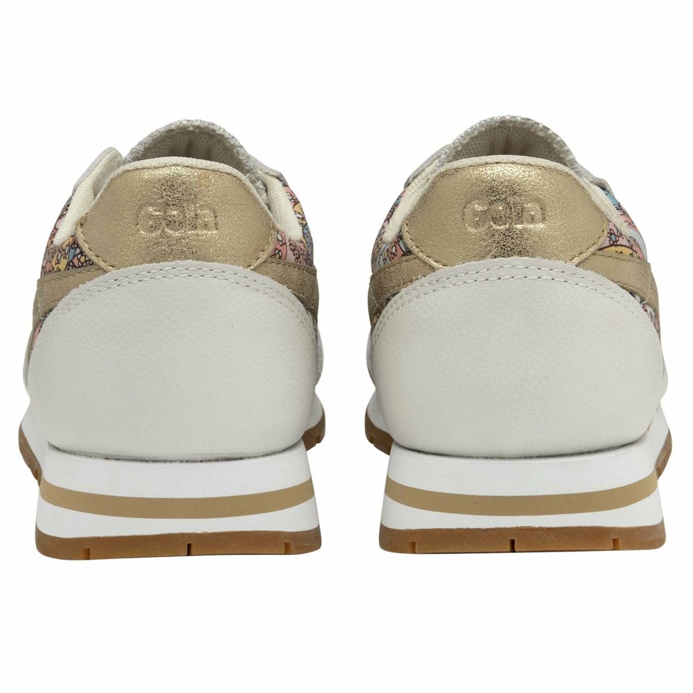 Gola Classics Daytona LBTY CP Women Sneakers White / Gold / Multicolor | HGFNOB108