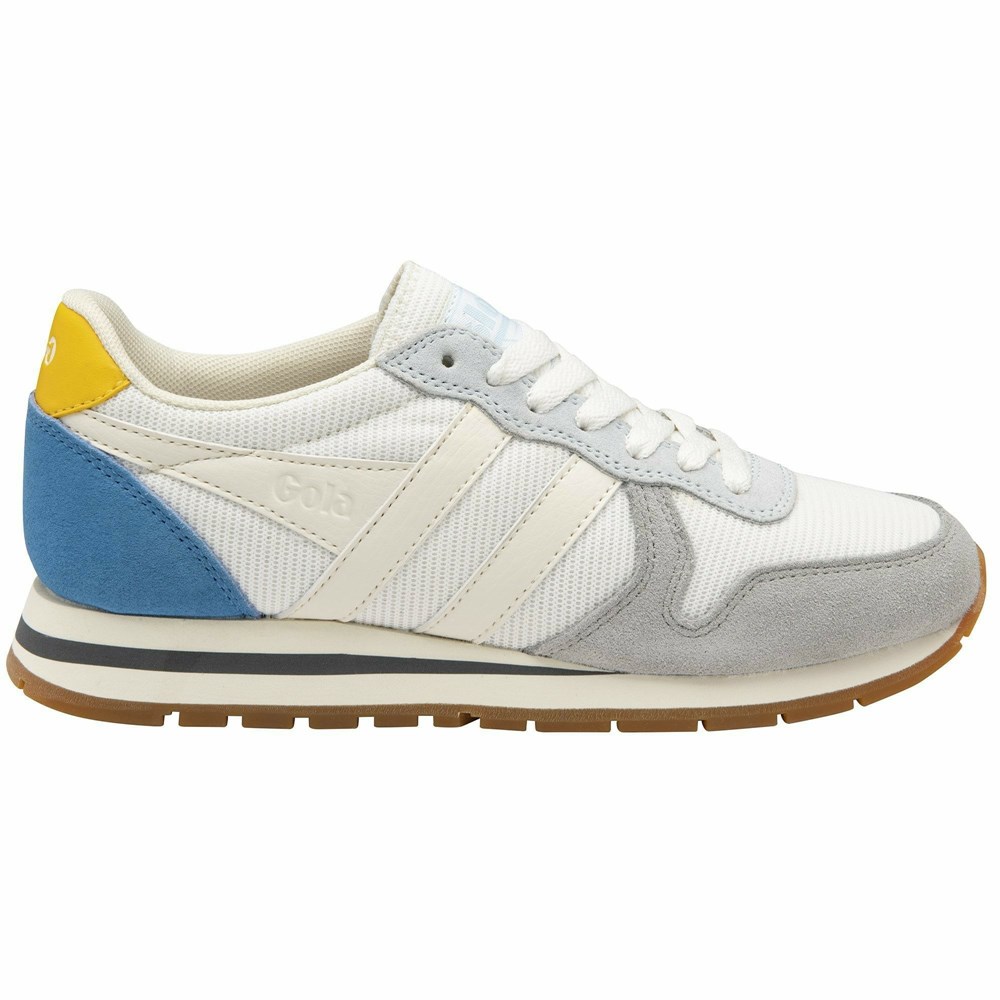 Gola Classics Daytona Mesh Women Sneakers White / Blue / Orange | GHYQRS413