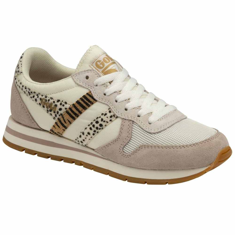 Gola Classics Daytona Safari Women Sneakers White | WXATPC746