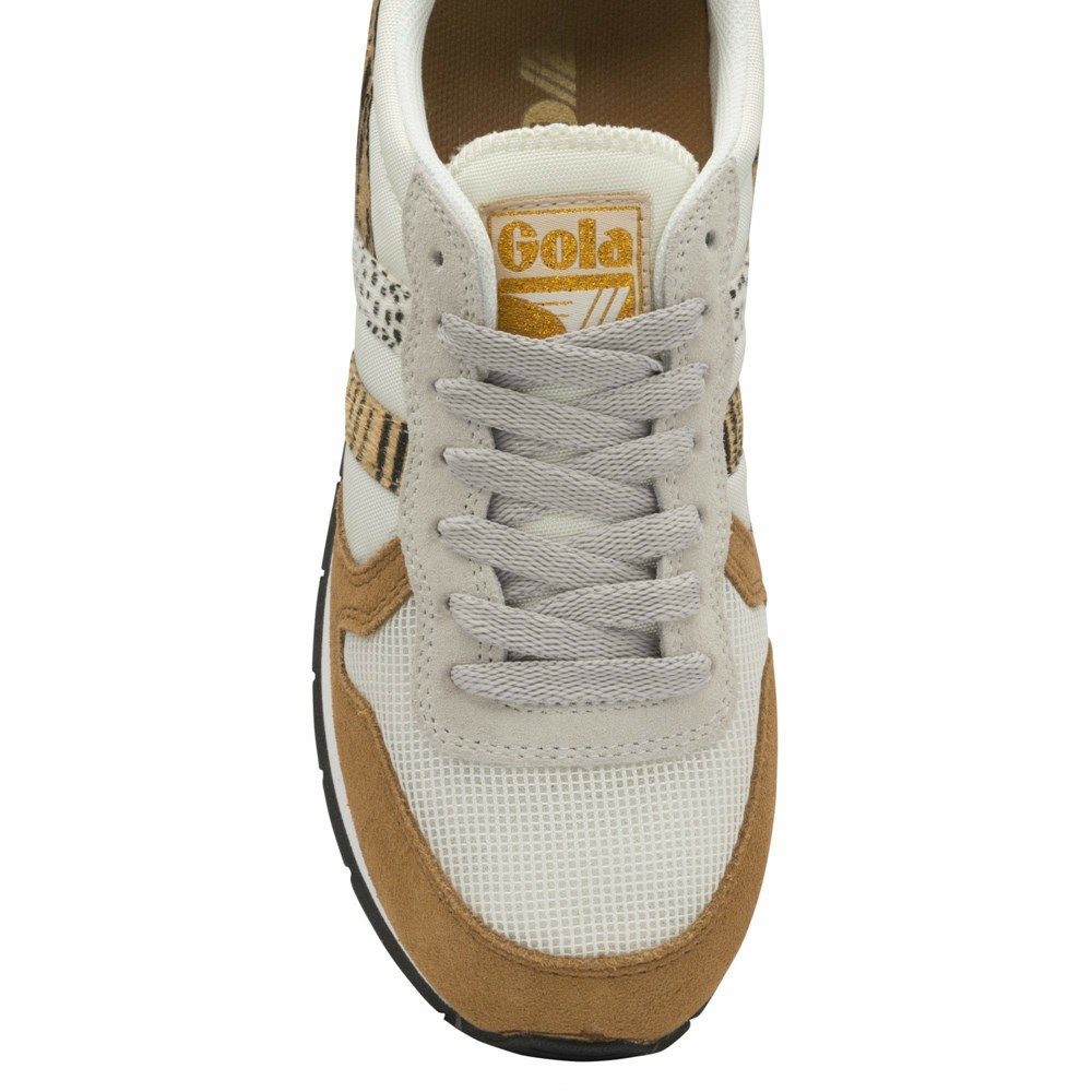 Gola Classics Daytona Safari Women Sneakers White | CGQSNK468