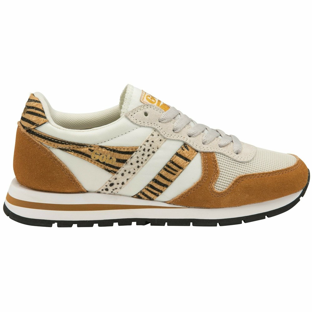 Gola Classics Daytona Safari Women Sneakers White | CGQSNK468