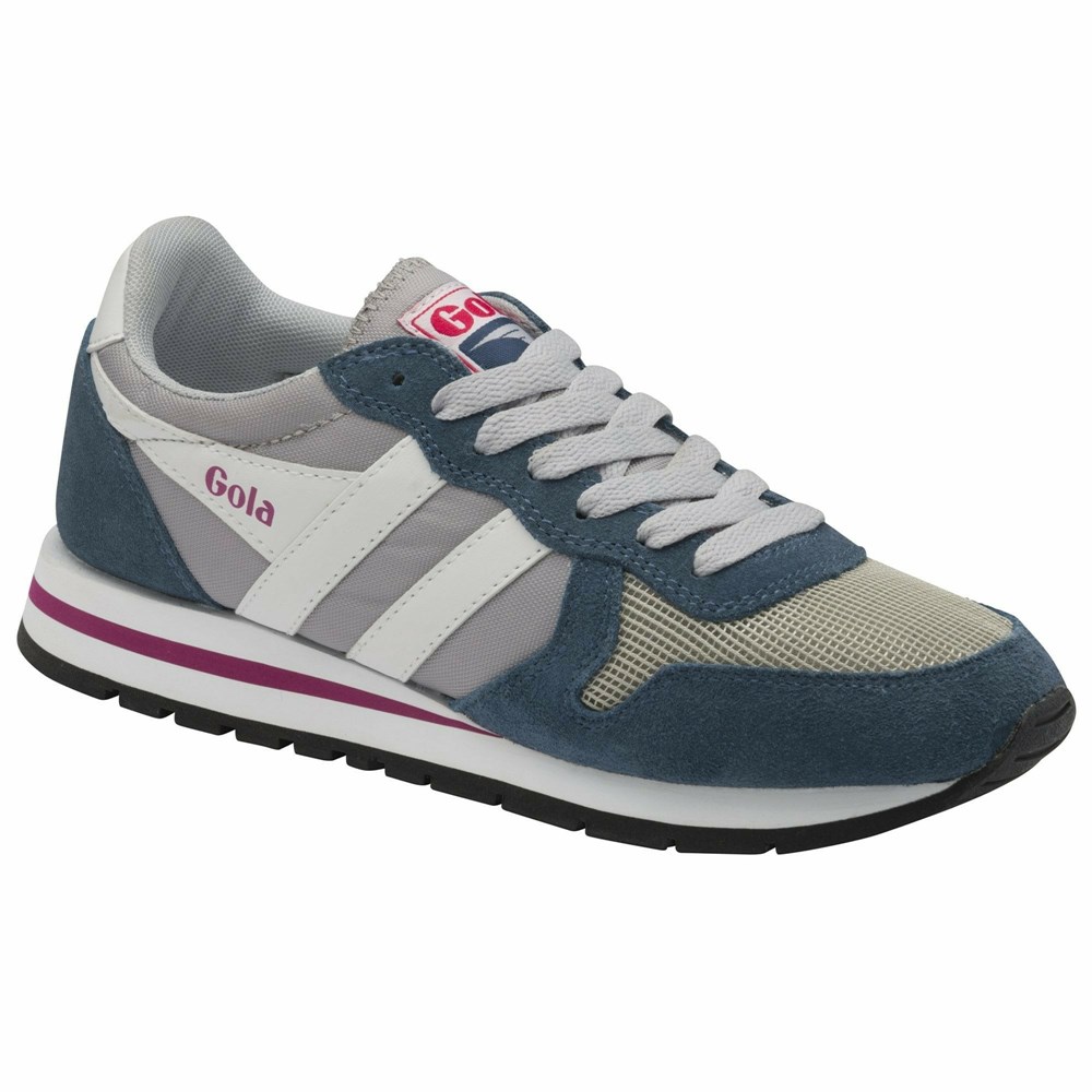 Gola Classics Daytona Women Sneakers Light Grey / White | WTJGXZ301