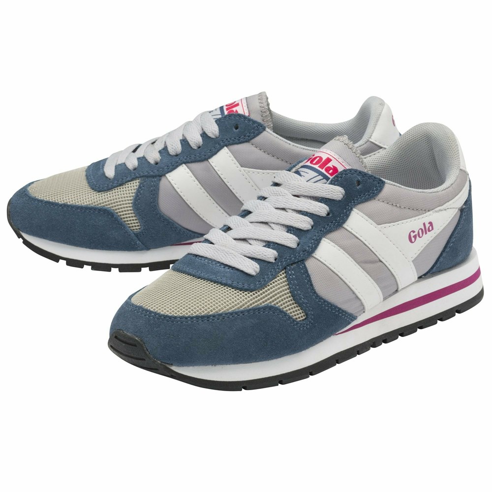 Gola Classics Daytona Women Sneakers Light Grey / White | WTJGXZ301