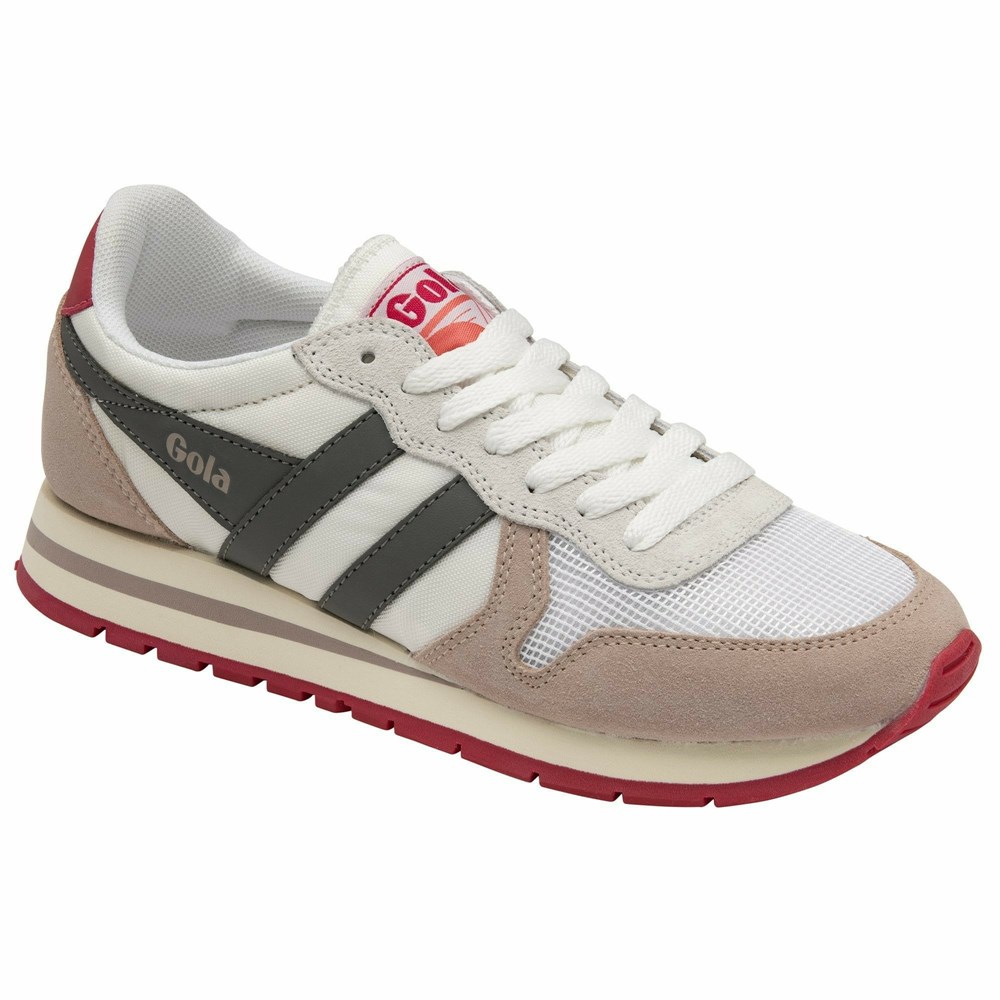 Gola Classics Daytona Women Sneakers White / Grey | ZAHSLJ851