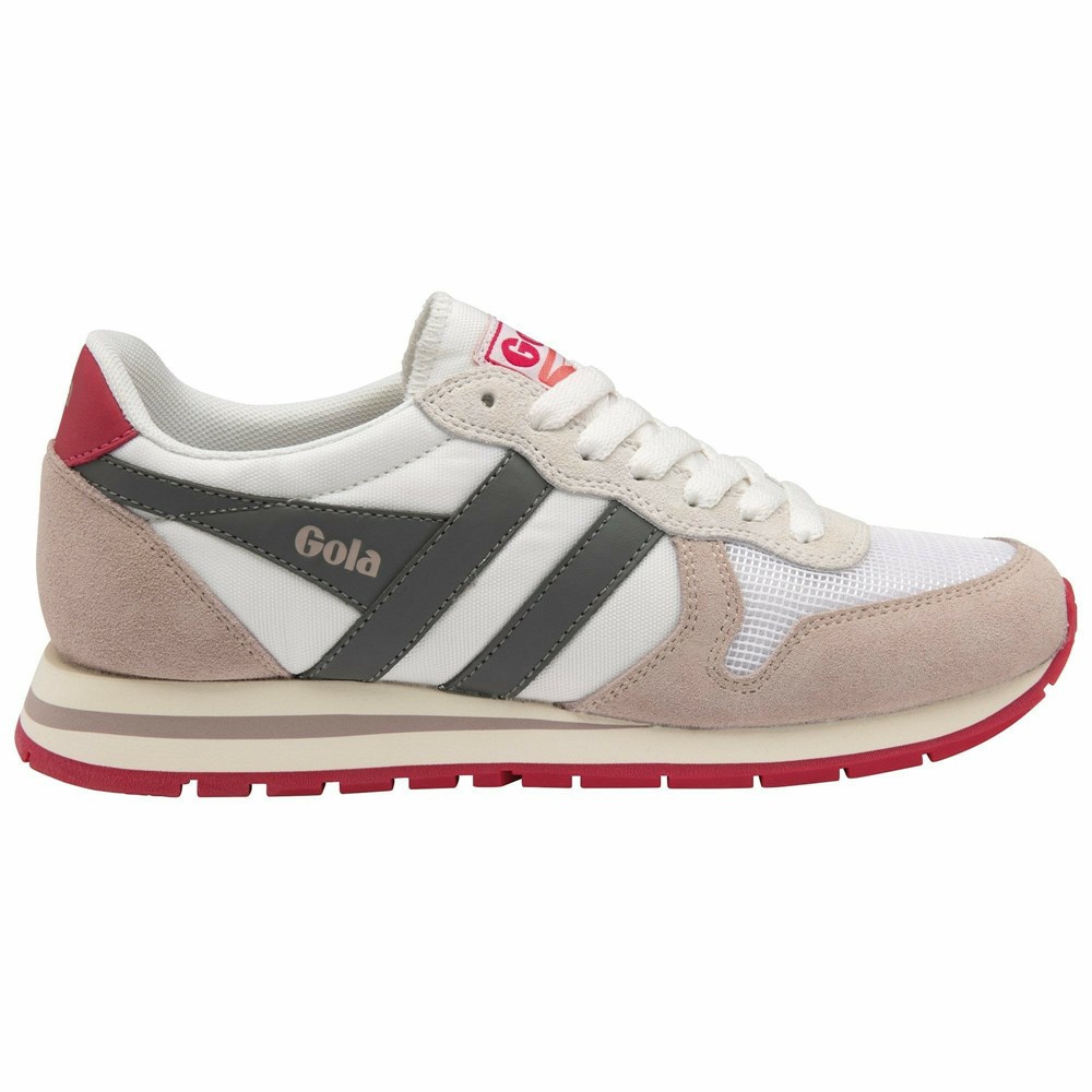 Gola Classics Daytona Women Sneakers White / Grey | ZAHSLJ851