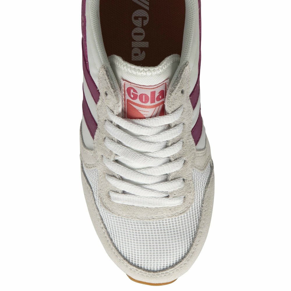 Gola Classics Daytona Women Sneakers White / Fuchsia / Blue | FIWGBE842