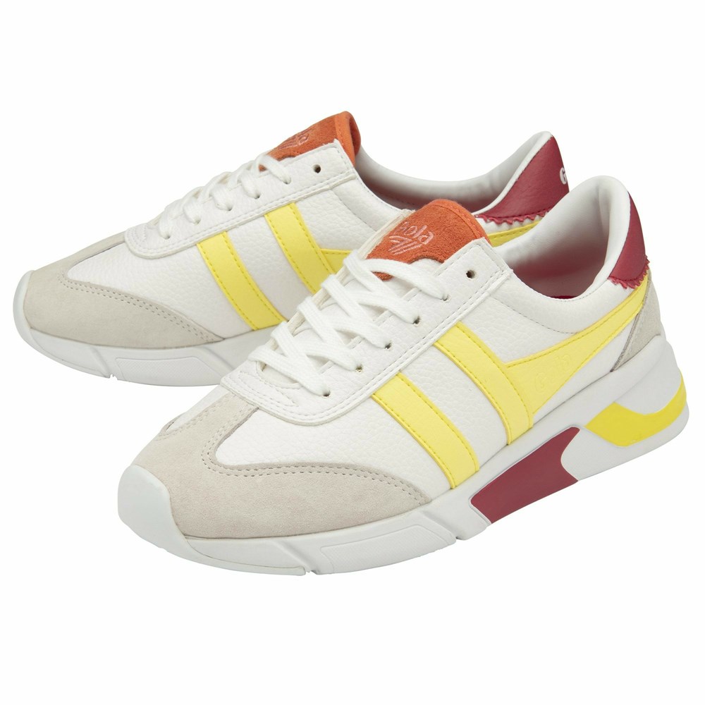 Gola Classics Eclipse California Women Sneakers White | GRWUNV796