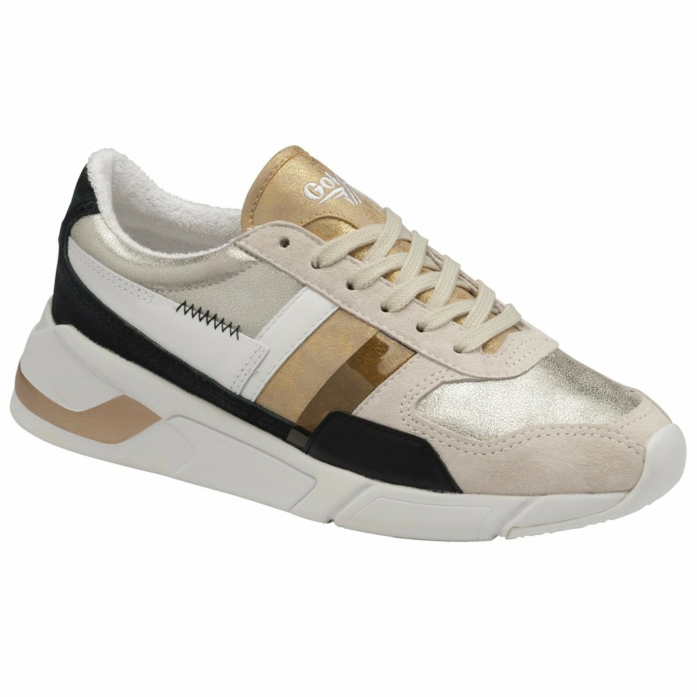 Gola Classics Eclipse Mode Women Sneakers Silver / Gold / Multicolor | XPBVSE576