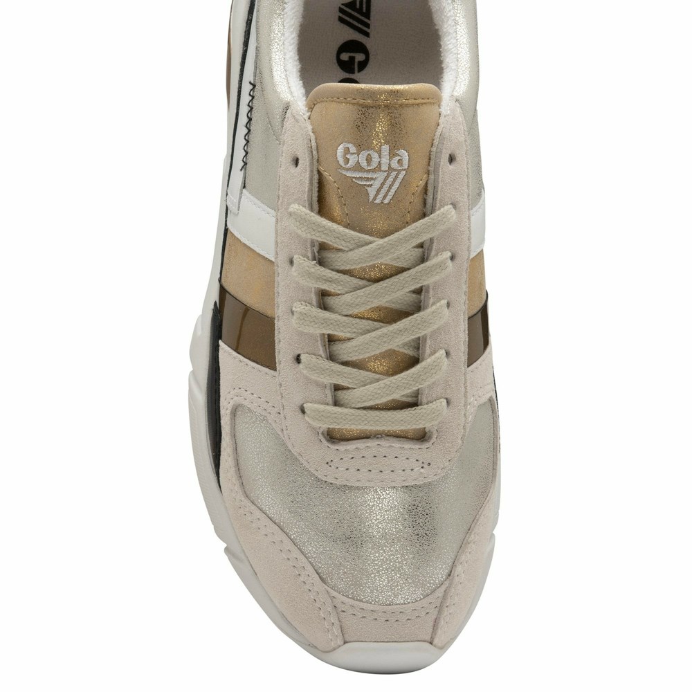 Gola Classics Eclipse Mode Women Sneakers Silver / Gold / Multicolor | XPBVSE576