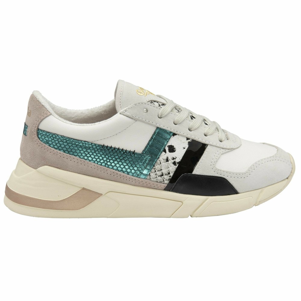 Gola Classics Eclipse Mode Women Sneakers White / Multicolor | LQYGXO690