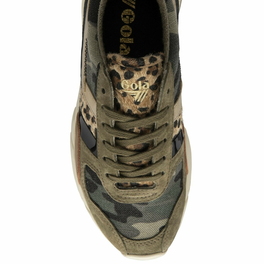 Gola Classics Eclipse Mode Women Sneakers Camo / Leopard / Multicolor | HVTNBA605