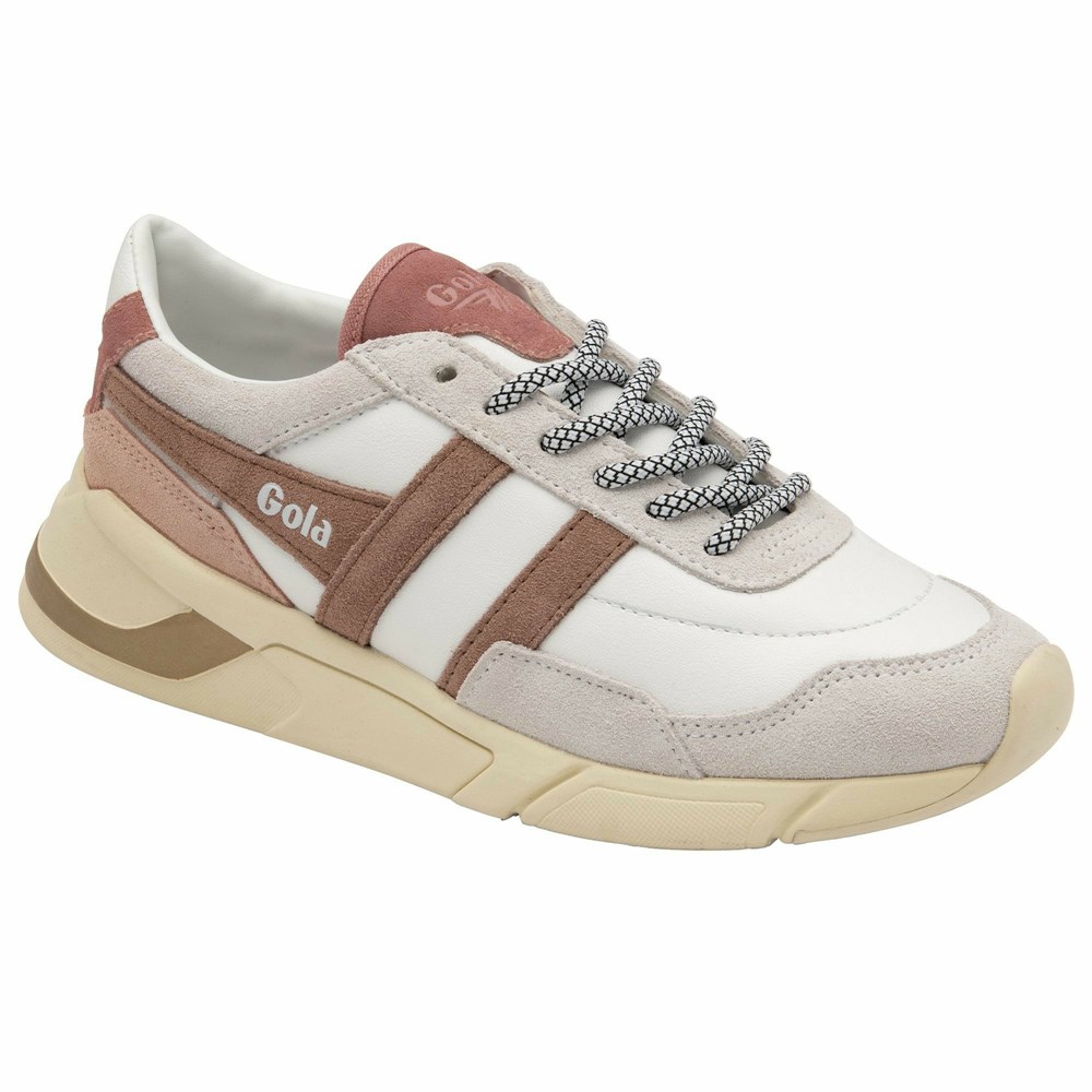 Gola Classics Eclipse Pure Women Sneakers White / Rose | ILXOZP342