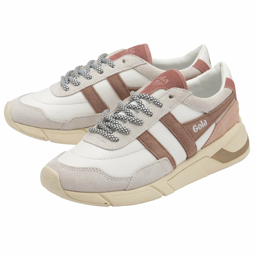 Gola Classics Eclipse Pure Women Sneakers White / Rose | ILXOZP342