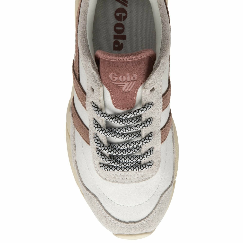 Gola Classics Eclipse Pure Women Sneakers White / Rose | ILXOZP342